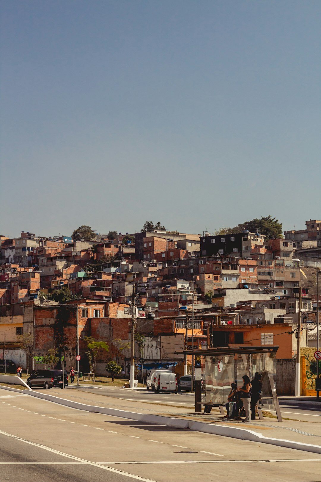 brazilian city street scene